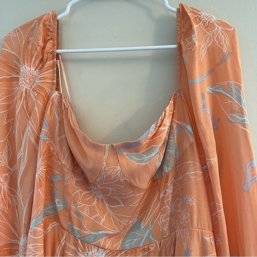 ASTR the label Women's Long Sleeve Windsor Mini Dress Size L - Picture 5 of 16